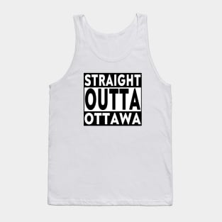 Straight Outta Ottawa Blk Tank Top